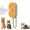 Cat Steam Brush Steamy Dog Brush 3 in 1 Rechargeable Spray Cat Hair Brushes for Massage Pet Grooming Comb Hair Removal Comb