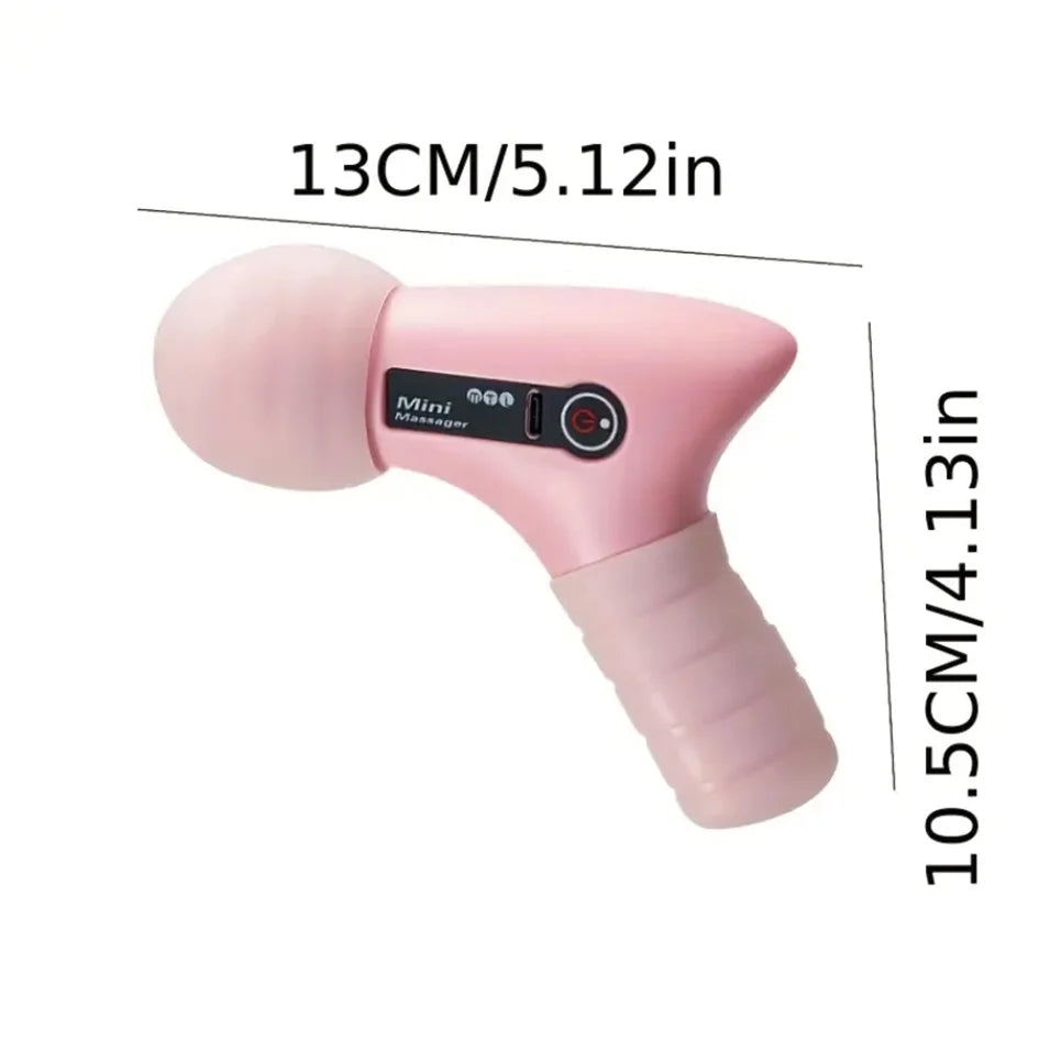 Mini massage gun - Portable fitness muscle relaxation massager, quiet electric massage device for home/gym use, compact muscle